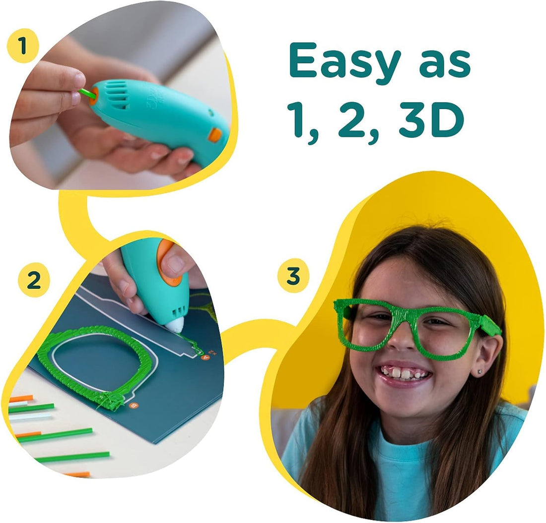 "3Doodler Start+ Essentials 3D Pen Set (2024) – Easy-to-Use Art & STEM Toy for Kids, Perfect for Home Learning, Ages 6+"