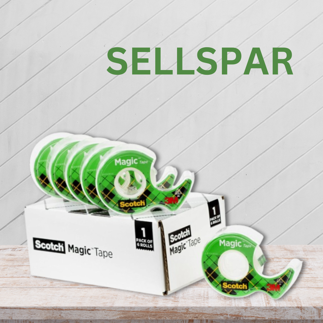 Scotch Magic Tape – Invisible, 6 Rolls with Dispensers, Perfect for Holiday Gifts & Cards