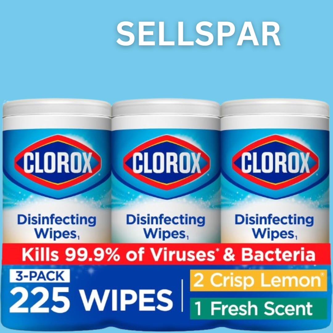 Clorox Disinfecting Wipes Value Pack – 75 Count, Pack of 3